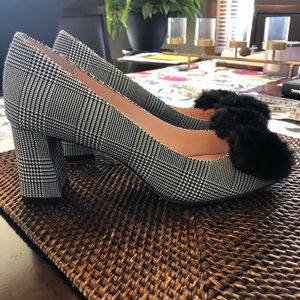 Kate Spade Heels with Faux Fur Bows!